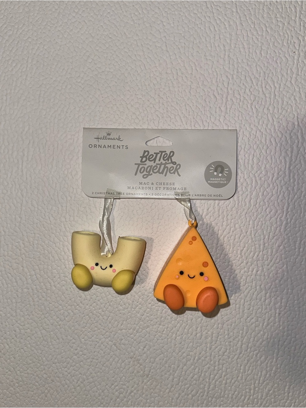 Hallmark Mac & Cheese Ornament Pair